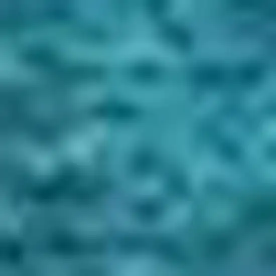 Teal Blue And Sky Blue Ombre Washable Indoor Outdoor Area Rug Photo 3