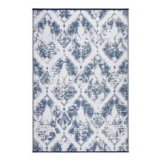 Teal Blue Indoor Outdoor Area Rug Photo 2