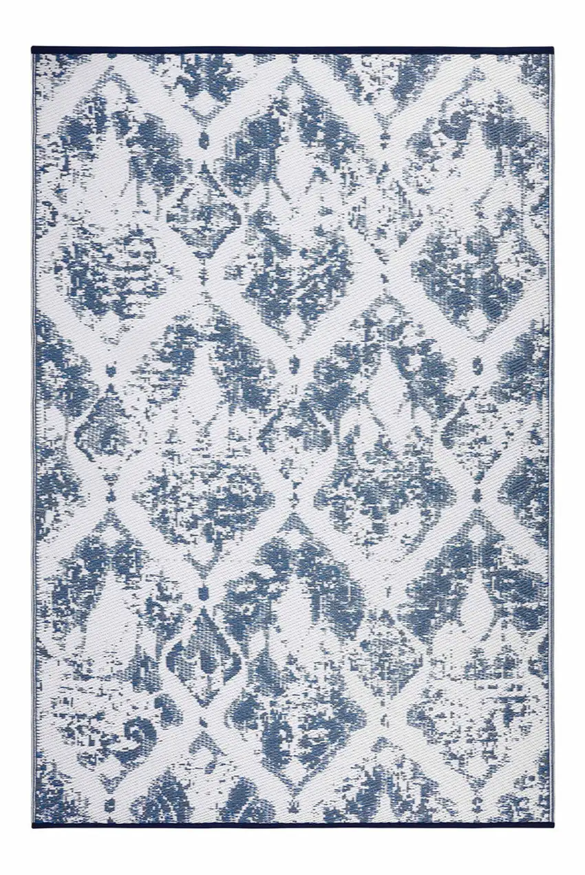 Teal Blue Indoor Outdoor Area Rug Photo 2