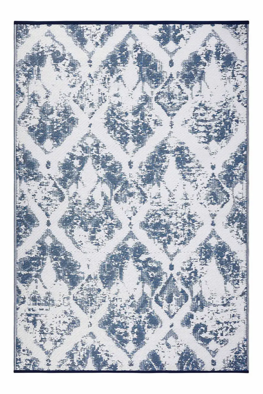 Teal Blue Indoor Outdoor Area Rug Photo 5