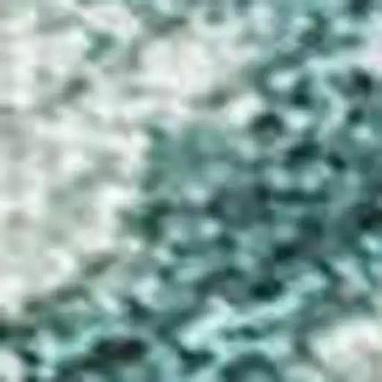 Teal Blue Ivory And Gold Abstract Washable Indoor Outdoor Area Rug Photo 2