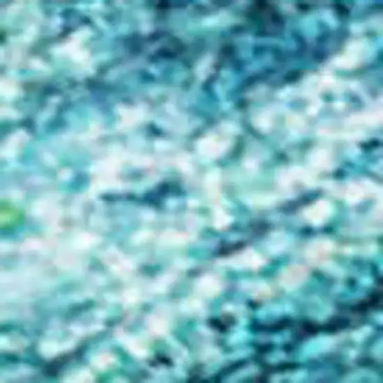 Teal Blue Lime Green And Blush Abstract Washable Indoor Outdoor Area Rug Photo 3