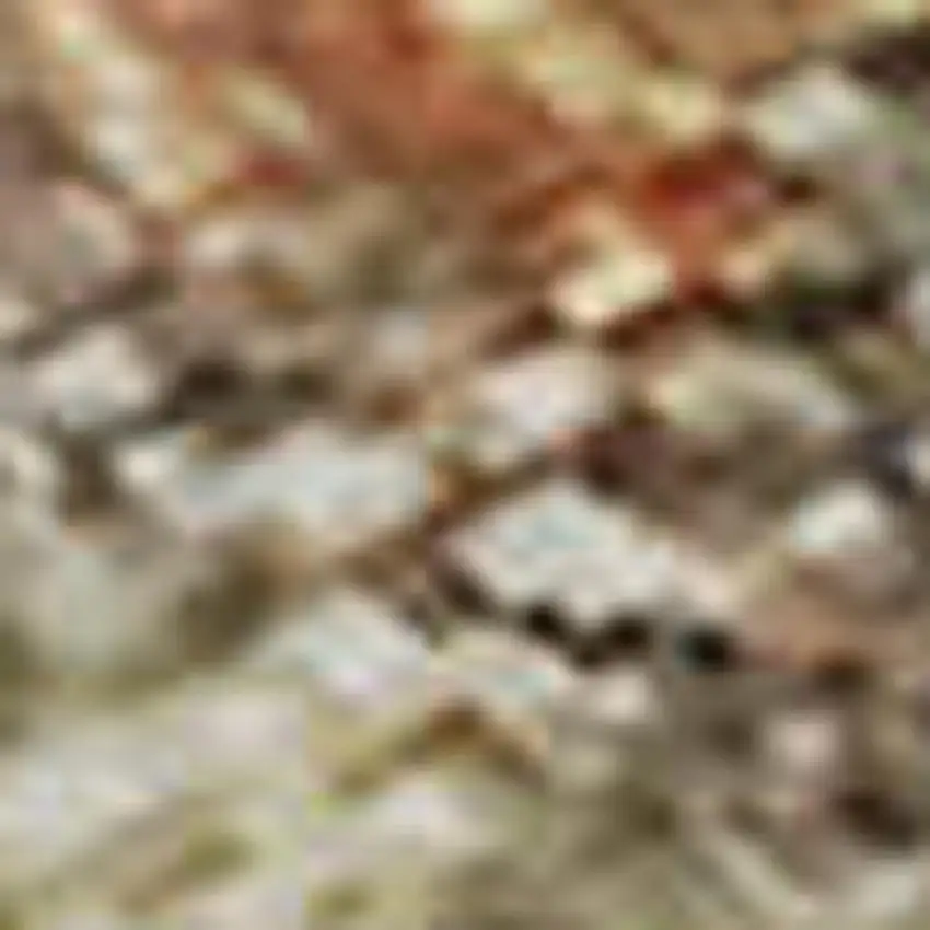 Teal Copper And Gray Abstract Washable Area Rug With UV Protection Photo 3