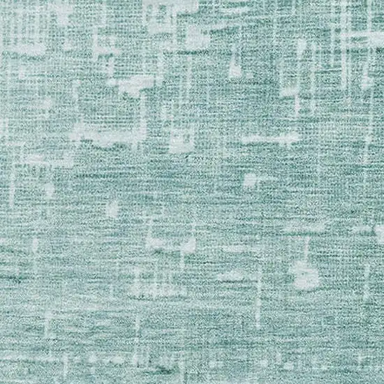 Teal Gray And Charcoal Ombre Washable Area Rug With UV Protection Photo 3