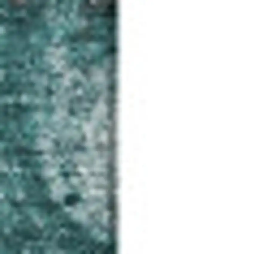 Teal Gray And Ivory Abstract Washable Area Rug With UV Protection Photo 4