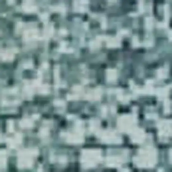 Teal Khaki And Ivory Abstract Washable Area Rug With UV Protection Photo 1