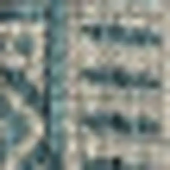 3'X5' Teal Machine Woven Uv Treated Tribal Indoor Outdoor Area Rug Photo 5