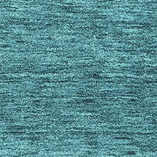 Teal Navy Blue And Ivory Southwestern Washable Area Rug With UV Protection Photo 2