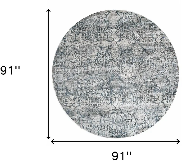 Teal Polyester or  Viscose Rug Photo 2