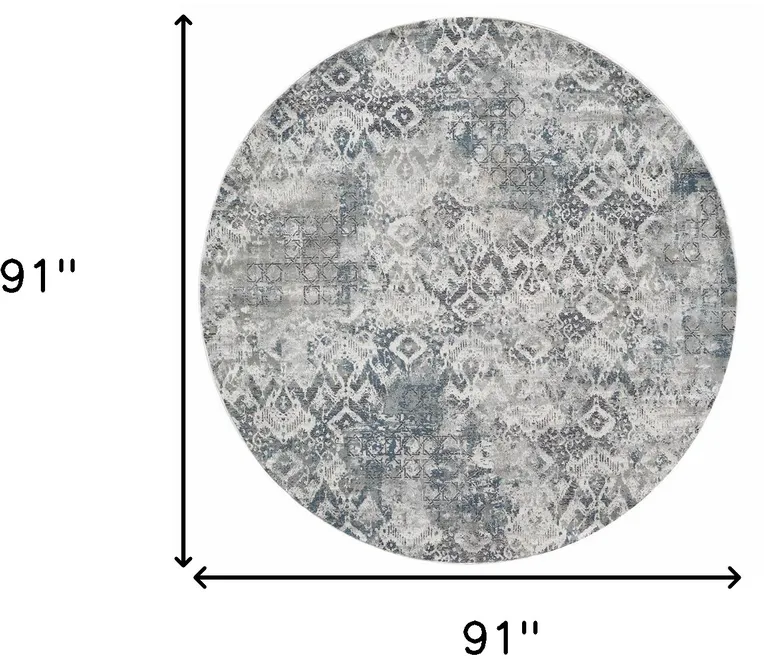 Teal Polyester or  Viscose Rug Photo 4