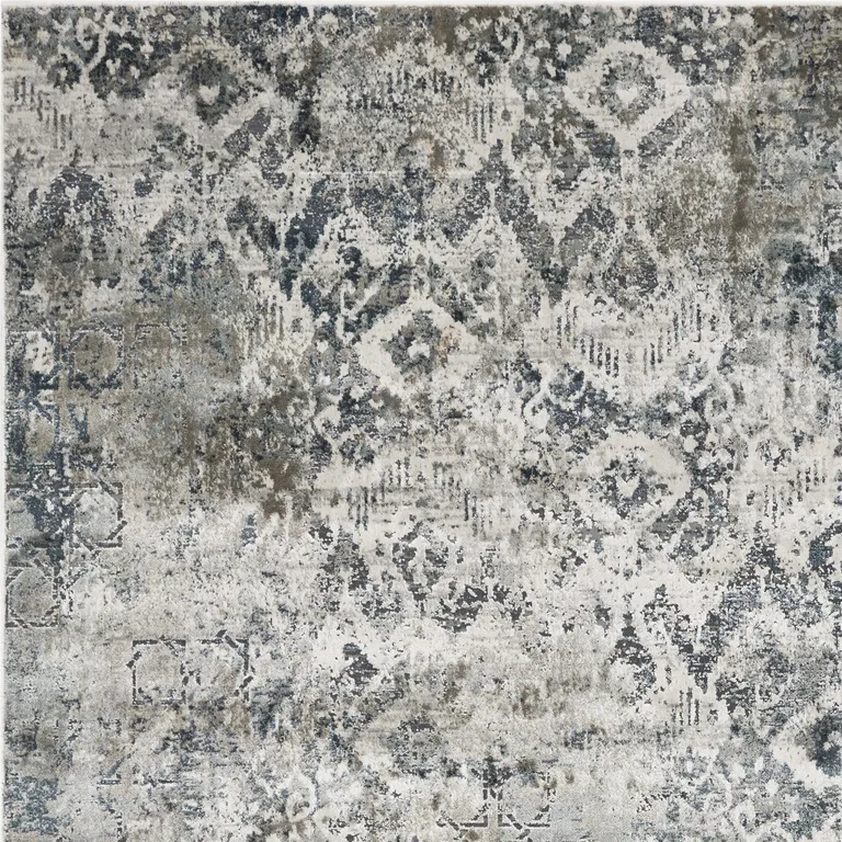 Teal Polyester or  Viscose Rug Photo 1