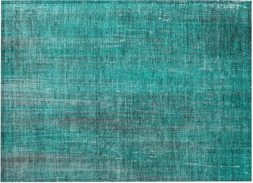 Teal Striped Washable Non Skid Indoor Outdoor Area Rug Photo 4