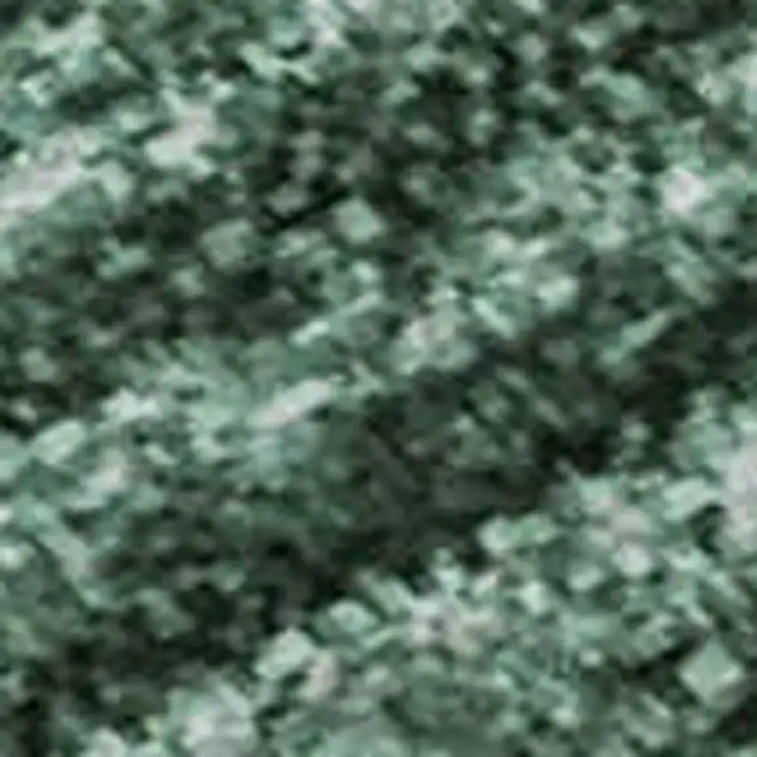 Teal Taupe And Sage Striped Washable Area Rug With UV Protection Photo 2