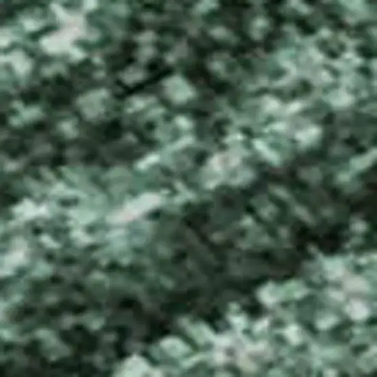 Teal Taupe And Sage Striped Washable Area Rug With UV Protection Photo 2