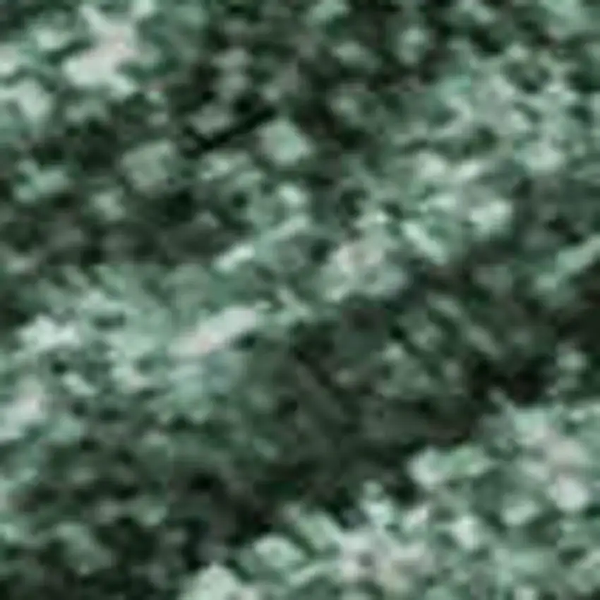 Teal Taupe And Sage Striped Washable Area Rug With UV Protection Photo 2