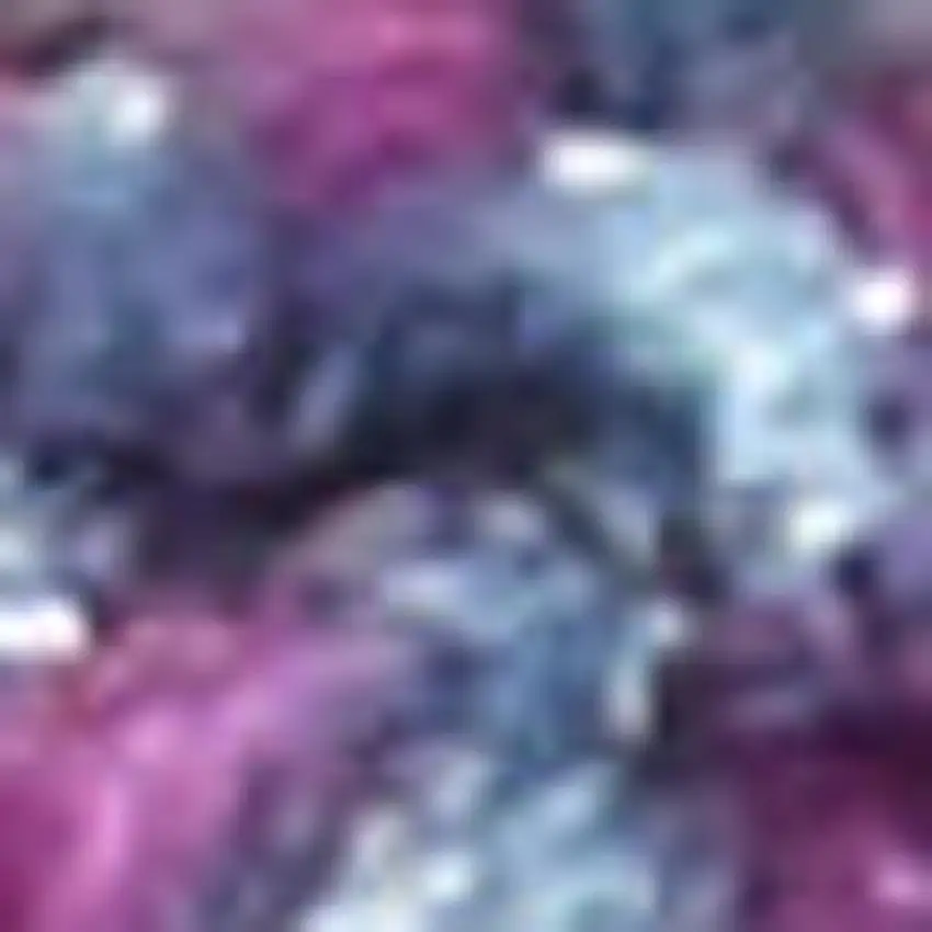 Teal And Ivory Medallion Distressed Area Rug Photo 1