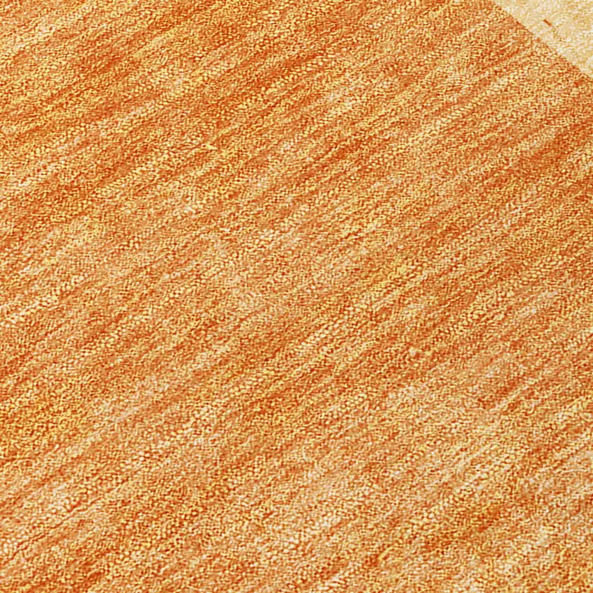 Terra Cotta Abstract Washable Indoor Outdoor Area Rug Photo 6