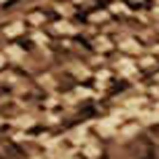 Terra Cotta And Beige Abstract Washable Area Rug With UV Protection Photo 2