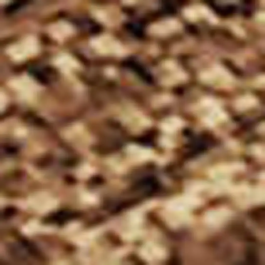 Terra Cotta And Beige Abstract Washable Area Rug With UV Protection Photo 2