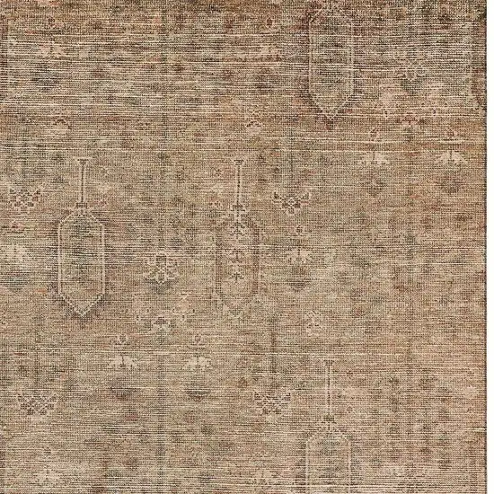 Terra Cotta And Copper Southwestern Washable Area Rug With UV Protection Photo 3