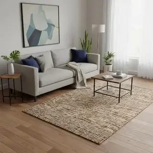 Photo of Terra Cotta And Copper Southwestern Washable Area Rug With UV Protection