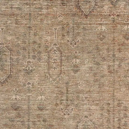 Terra Cotta And Copper Southwestern Washable Area Rug With UV Protection Photo 3