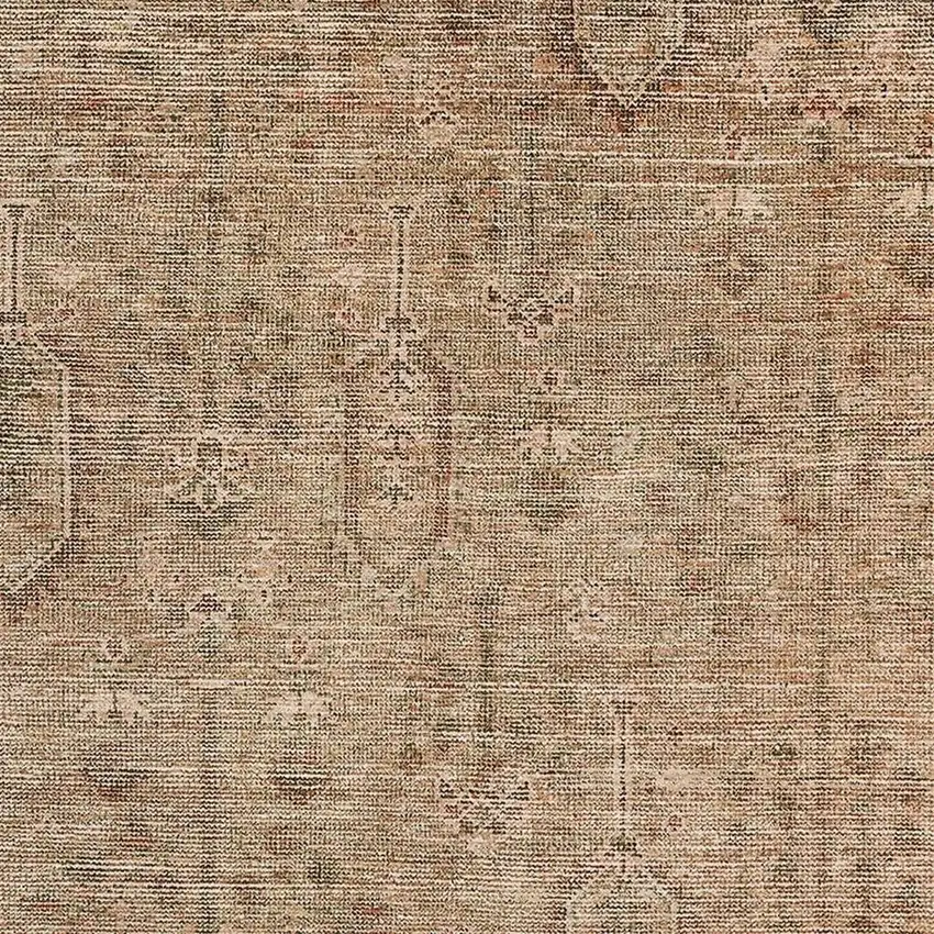 Terra Cotta And Copper Southwestern Washable Area Rug With UV Protection Photo 3