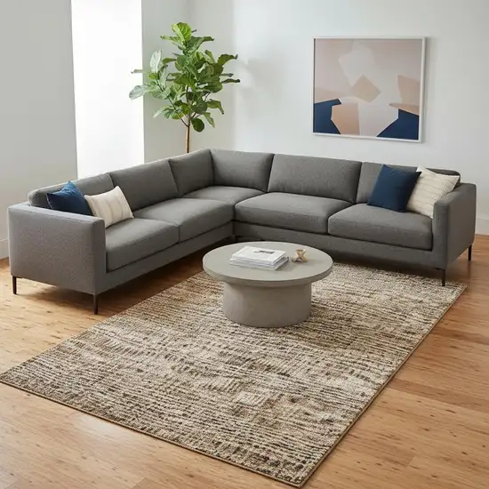 Terra Cotta And Copper Southwestern Washable Area Rug With UV Protection Photo 2