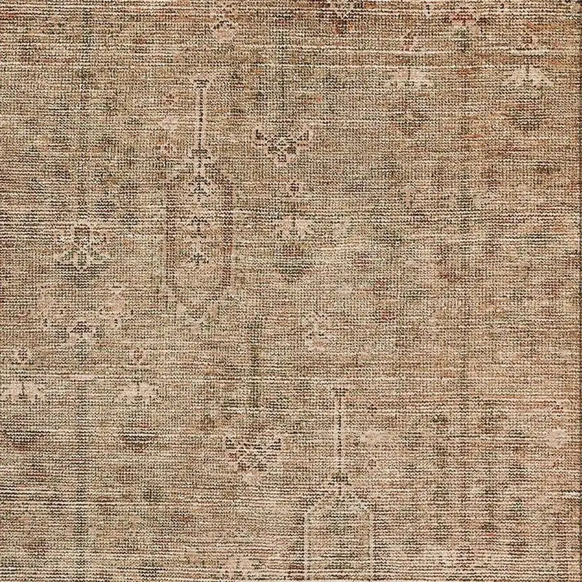 Terra Cotta And Copper Southwestern Washable Area Rug With UV Protection Photo 3