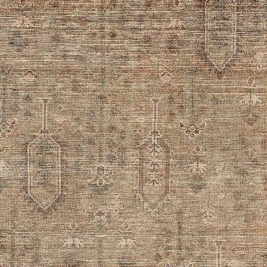 Terra Cotta And Copper Southwestern Washable Area Rug With UV Protection Photo 3