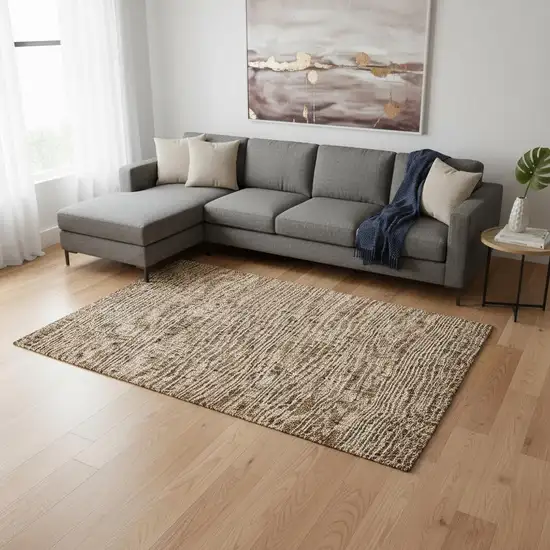 Terra Cotta And Copper Southwestern Washable Area Rug With UV Protection Photo 2