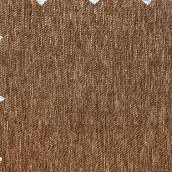 Terra Cotta And Cream Indoor Outdoor Area Rug Photo 2