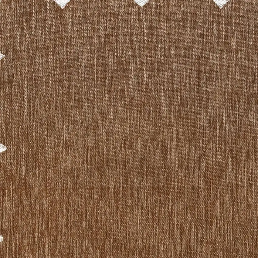 Terra Cotta And Cream Indoor Outdoor Area Rug Photo 2