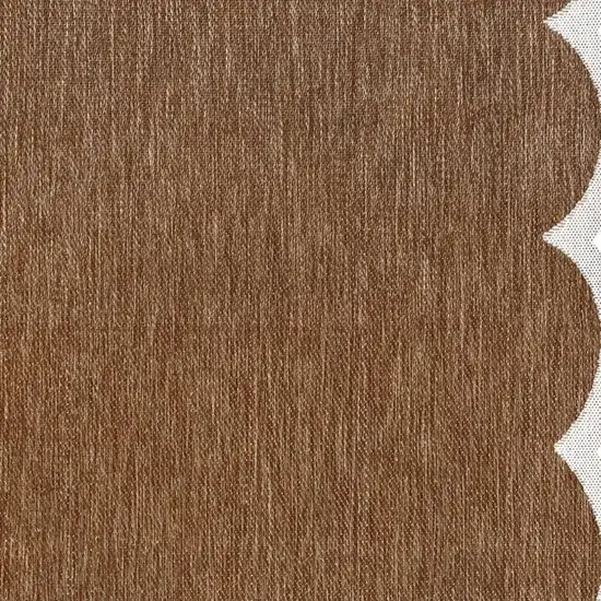 Terra Cotta And Cream Indoor Outdoor Area Rug Photo 2