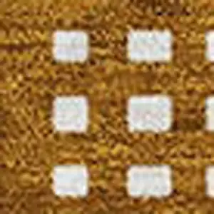 Photo of Terra Cotta And Ivory Geometric Washable Area Rug With UV Protection