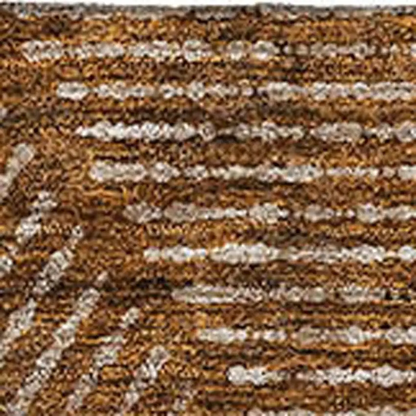 Terra Cotta Beige And Gray Geometric Washable Area Rug With UV Protection Photo 4