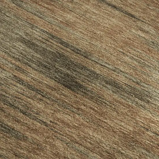 Terra Cotta Gray And Beige Abstract Washable Area Rug With UV Protection Photo 3