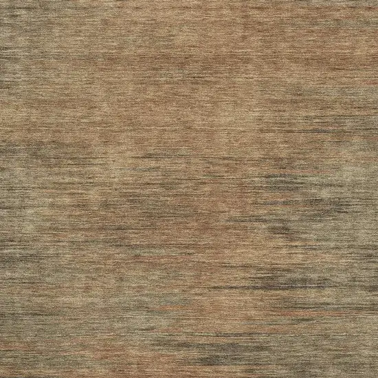 Terra Cotta Gray And Beige Abstract Washable Area Rug With UV Protection Photo 6