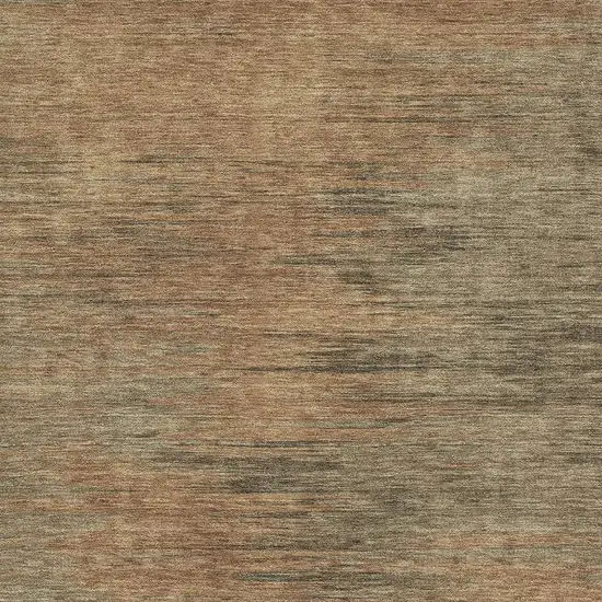 Terra Cotta Gray And Beige Abstract Washable Area Rug With UV Protection Photo 8