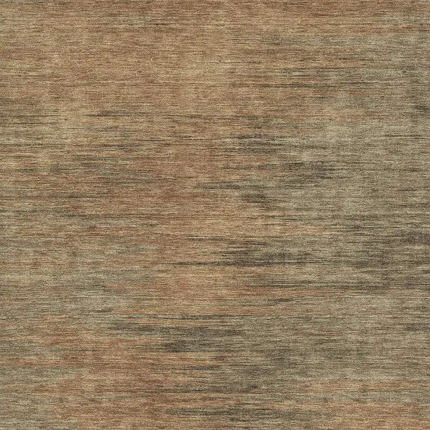 Terra Cotta Gray And Beige Abstract Washable Area Rug With UV Protection Photo 8