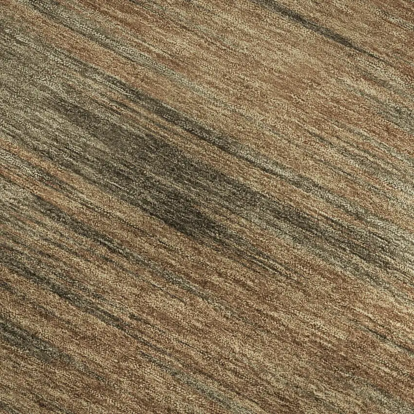 Terra Cotta Gray And Beige Abstract Washable Area Rug With UV Protection Photo 3