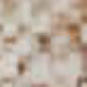 Photo of Terra Cotta Ivory And Gray Abstract Washable Area Rug With UV Protection