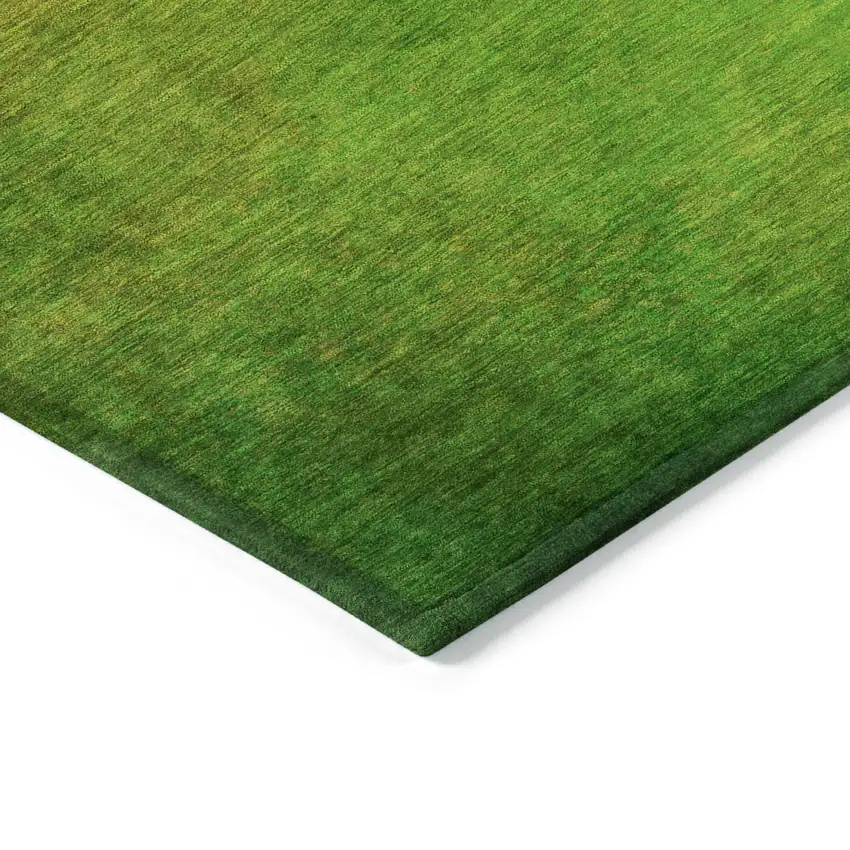 Terra Cotta Ombre Washable Non Skid Indoor Outdoor Area Rug Photo 4