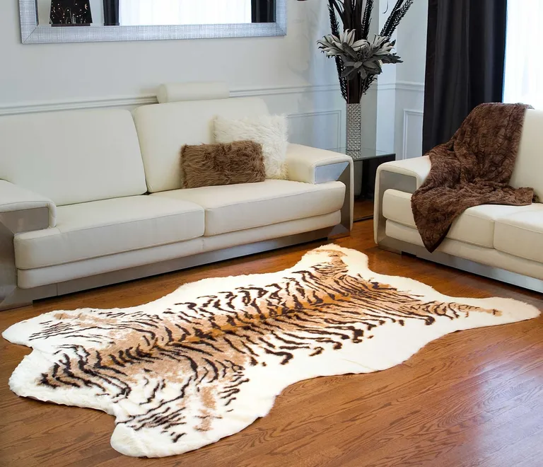 Tiger Faux Hide - Area Rug Photo 3