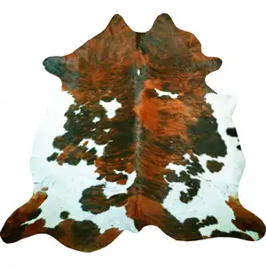Photo of Tri-Colored Brindled Cowhide Rug