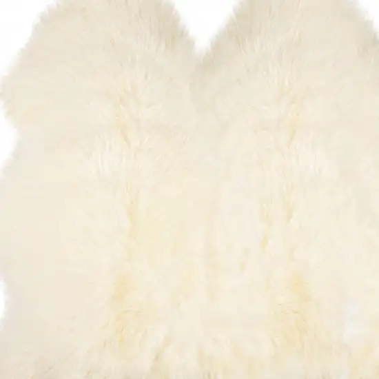 Trio Natural Sheepskin Area Rug Photo 6