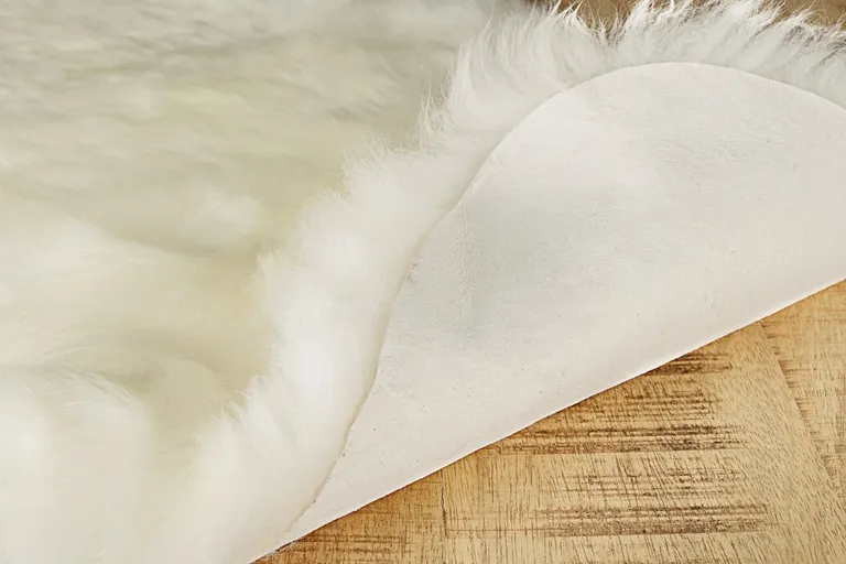 Trio Natural Sheepskin Area Rug Photo 5