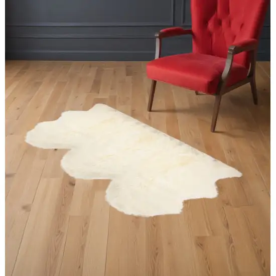 Trio Natural Sheepskin Area Rug Photo 1