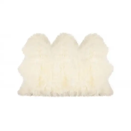 Trio Natural Sheepskin Area Rug Photo 1
