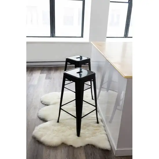 Trio Natural Sheepskin Area Rug Photo 3